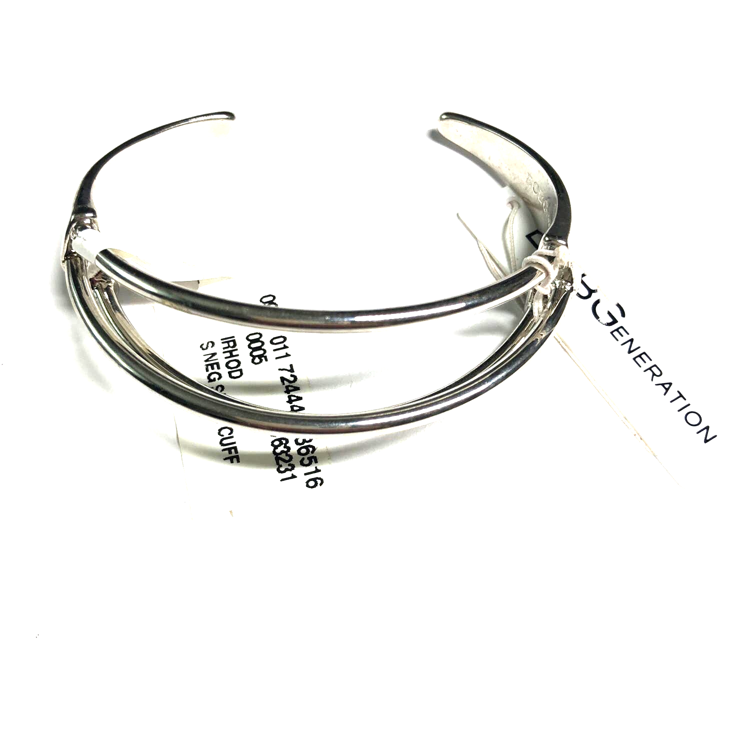 Bcbgeneration Cuff 3 Stack Silver Nwt